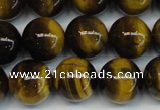 CTE1218 15.5 inches 6mm round AB+ grade yellow tiger eye beads