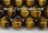 CTE1227 15.5 inches 8mm round A grade yellow tiger eye beads