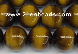 CTE1231 15.5 inches 16mm round A grade yellow tiger eye beads