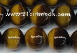 CTE1236 15.5 inches 10mm round A+ grade yellow tiger eye beads