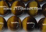 CTE1239 15.5 inches 16mm round A+ grade yellow tiger eye beads