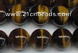 CTE1243 15.5 inches 8mm round AA grade yellow tiger eye beads