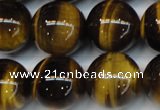 CTE1245 15.5 inches 12mm round AA grade yellow tiger eye beads