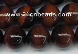 CTE1262 15.5 inches 10mm round AB grade red tiger eye beads