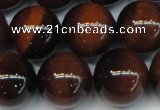 CTE1264 15.5 inches 14mm round AB grade red tiger eye beads