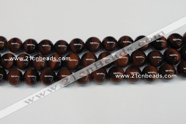 CTE1264 15.5 inches 14mm round AB grade red tiger eye beads