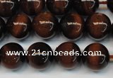 CTE1268 15.5 inches 6mm round AB+ grade red tiger eye beads