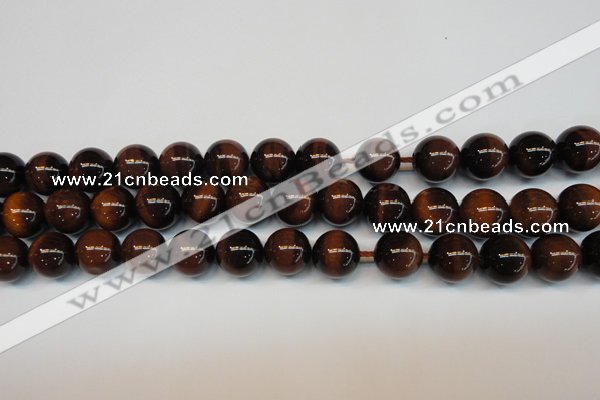 CTE1270 15.5 inches 10mm round AB+ grade red tiger eye beads