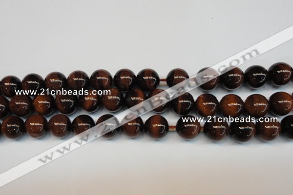 CTE1271 15.5 inches 12mm round AB+ grade red tiger eye beads