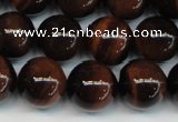 CTE1285 15.5 inches 8mm round A+ grade red tiger eye beads