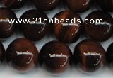 CTE1286 15.5 inches 10mm round A+ grade red tiger eye beads