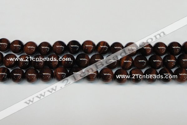 CTE1287 15.5 inches 12mm round A+ grade red tiger eye beads