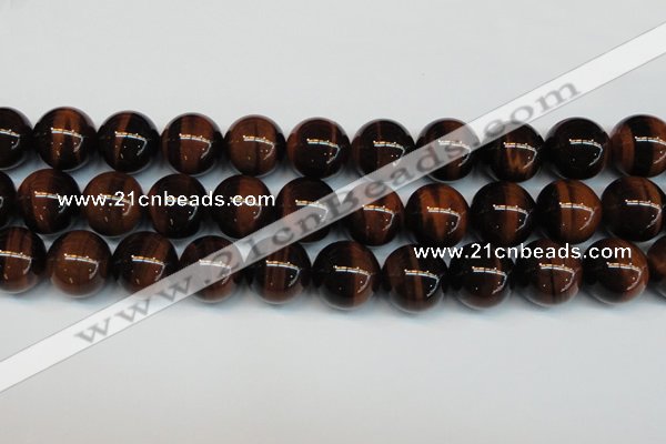 CTE1296 15.5 inches 14mm round AA grade red tiger eye beads