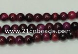 CTE135 15.5 inches 6mm round dyed tiger eye gemstone beads