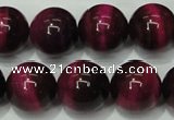 CTE140 15.5 inches 16mm round dyed tiger eye gemstone beads