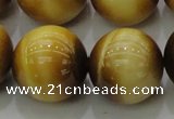 CTE1407 15.5 inches 18mm round golden tiger eye beads wholesale