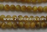 CTE1410 15.5 inches 4mm round golden tiger eye beads wholesale