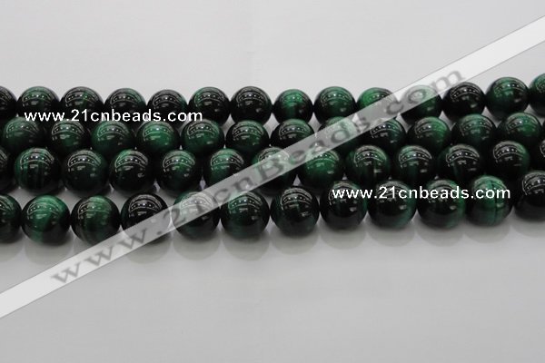 CTE1426 15.5 inches 16mm round green tiger eye beads wholesale