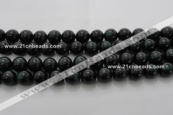 CTE1434 15.5 inches 12mm round green tiger eye beads wholesale