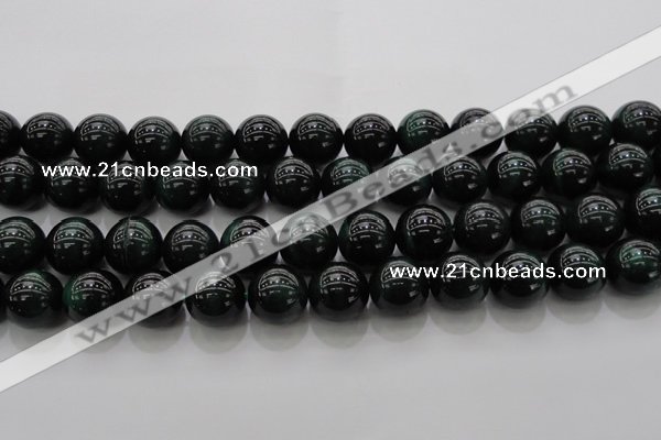 CTE1435 15.5 inches 14mm round green tiger eye beads wholesale