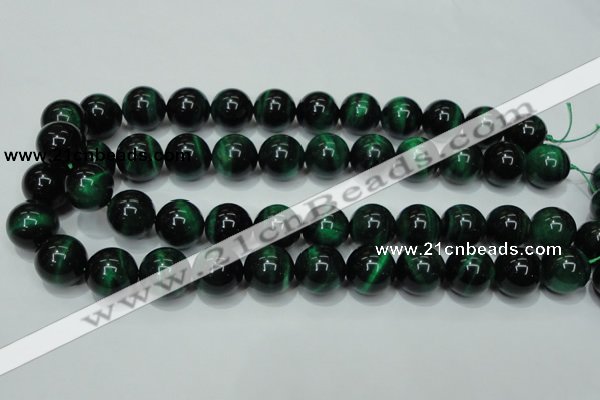 CTE145 15.5 inches 14mm round dyed tiger eye gemstone beads