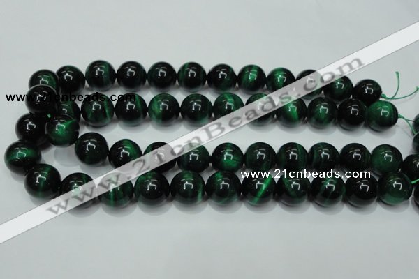 CTE146 15.5 inches 16mm round dyed tiger eye gemstone beads