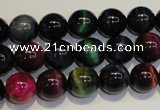 CTE148 15.5 inches 10mm round colorful tiger eye beads wholesale