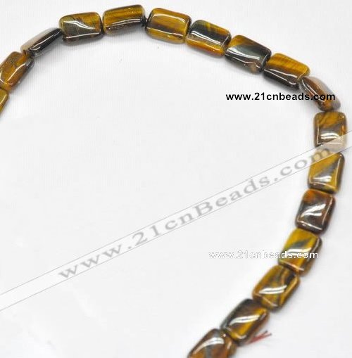 CTE15 15.5 inches 22*30mm rectangle yellow tiger eye beads