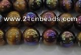 CTE1502 15.5 inches 8mm round AB-color yellow tiger eye beads