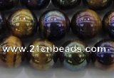 CTE1503 15.5 inches 10mm round AB-color yellow tiger eye beads