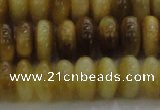 CTE1512 15.5 inches 6*10mm rondelle golden tiger eye beads