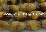 CTE1517 15.5 inches 10*14mm rice golden tiger eye beads wholesale