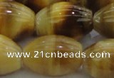 CTE1521 15.5 inches 18*25mm rice golden tiger eye beads wholesale