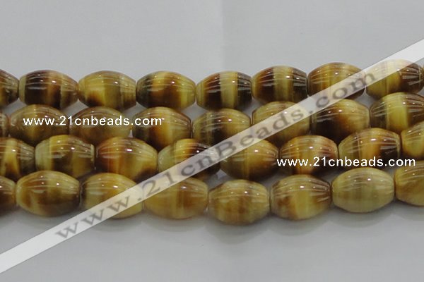 CTE1521 15.5 inches 18*25mm rice golden tiger eye beads wholesale