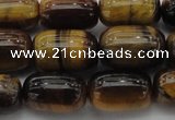 CTE1595 15.5 inches 10*15mm drum yellow tiger eye beads