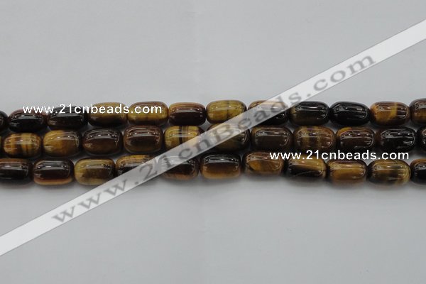 CTE1596 15.5 inches 12*16mm drum yellow tiger eye beads