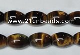 CTE160 15.5 inches 13*18mm rice yellow tiger eye gemstone beads