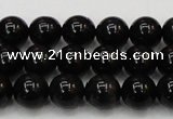 CTE1601 15.5 inches 6mm round AB grade black tiger eye beads