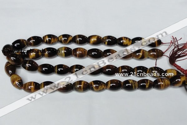 CTE161 15.5 inches 12*20mm rice yellow tiger eye gemstone beads