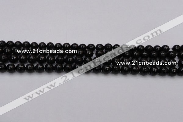 CTE1611 15.5 inches 6mm round A grade black tiger eye beads