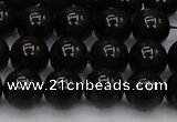 CTE1612 15.5 inches 8mm round A grade black tiger eye beads