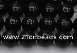 CTE1612 15.5 inches 8mm round A grade black tiger eye beads