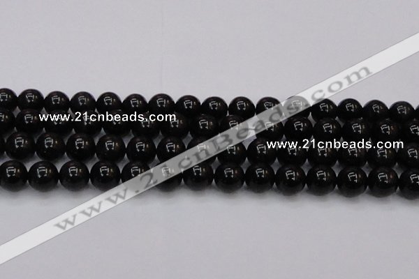 CTE1615 15.5 inches 14mm round A grade black tiger eye beads