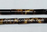 CTE163 15.5 inches 4*8mm column yellow tiger eye gemstone beads