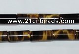 CTE164 15.5 inches 5*10mm column yellow tiger eye gemstone beads