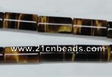 CTE165 15.5 inches 6*12mm column yellow tiger eye gemstone beads