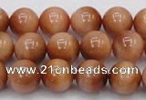 CTE1651 15.5 inches 6mm round sun orange tiger eye beads