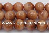 CTE1651 15.5 inches 6mm round sun orange tiger eye beads