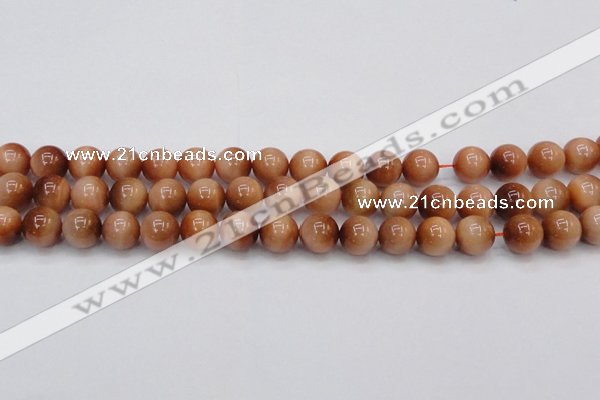 CTE1651 15.5 inches 6mm round sun orange tiger eye beads