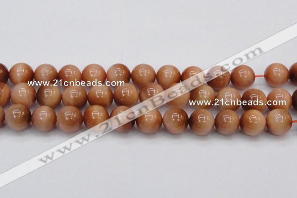 CTE1657 15.5 inches 18mm round sun orange tiger eye beads